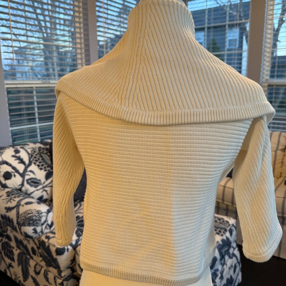 CAbi XS White Sweater
